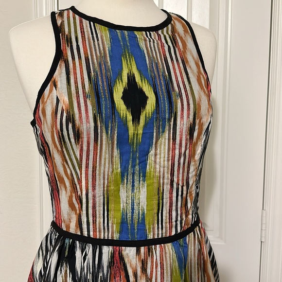Summer RaceBack Abstract Aztec Print Dress - Picture 2 of 11